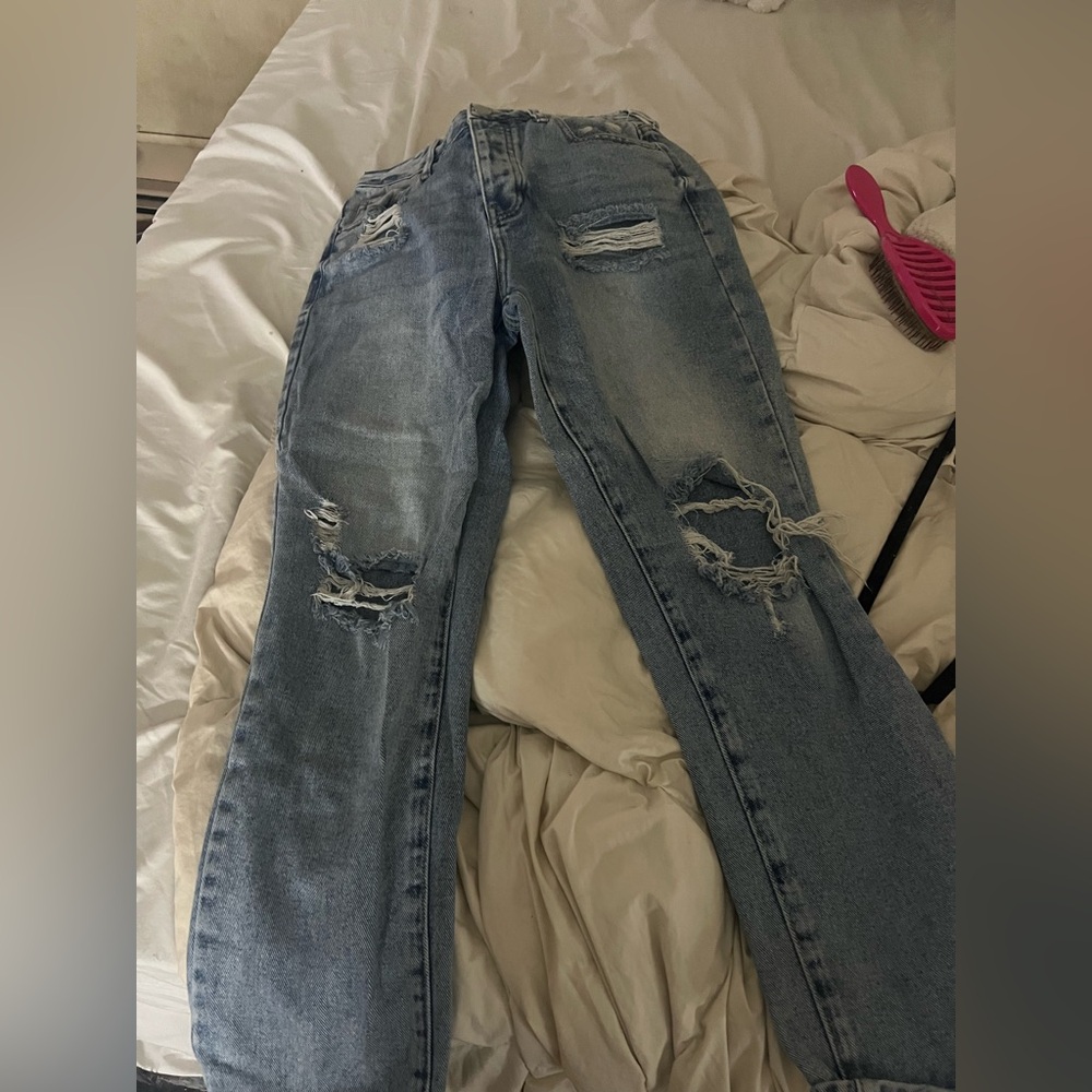 Pacsun blue wash mom jeans